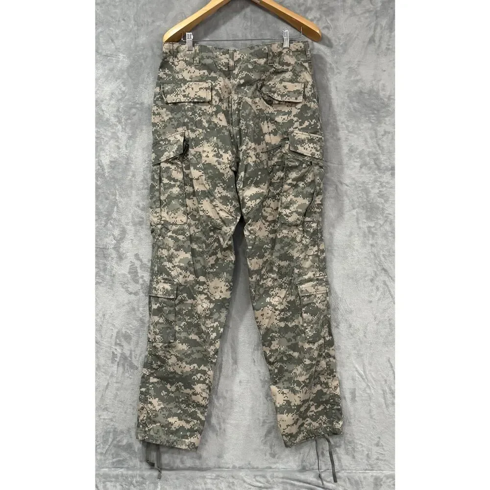US Army ACU UCP Digital Camo Cargo Pants Medium X-Long Military Combat Gorpcore